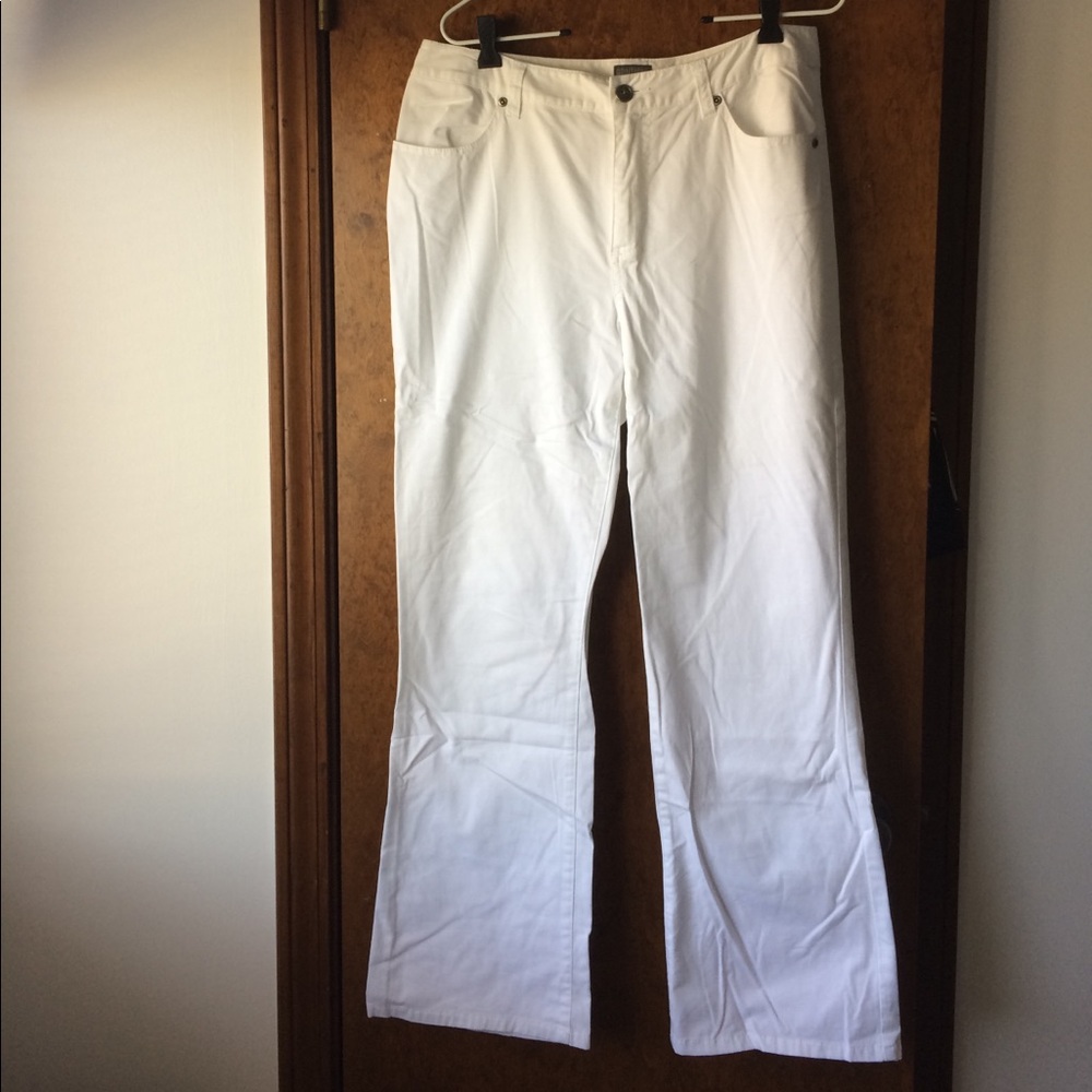 Chico's Classic White Women's Wide-Leg Pants